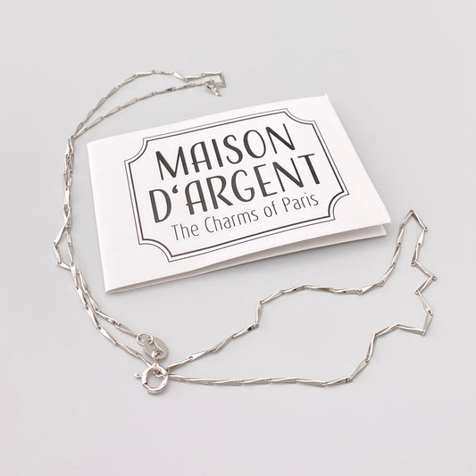 Srebrny łańcuszek Maison D'argent