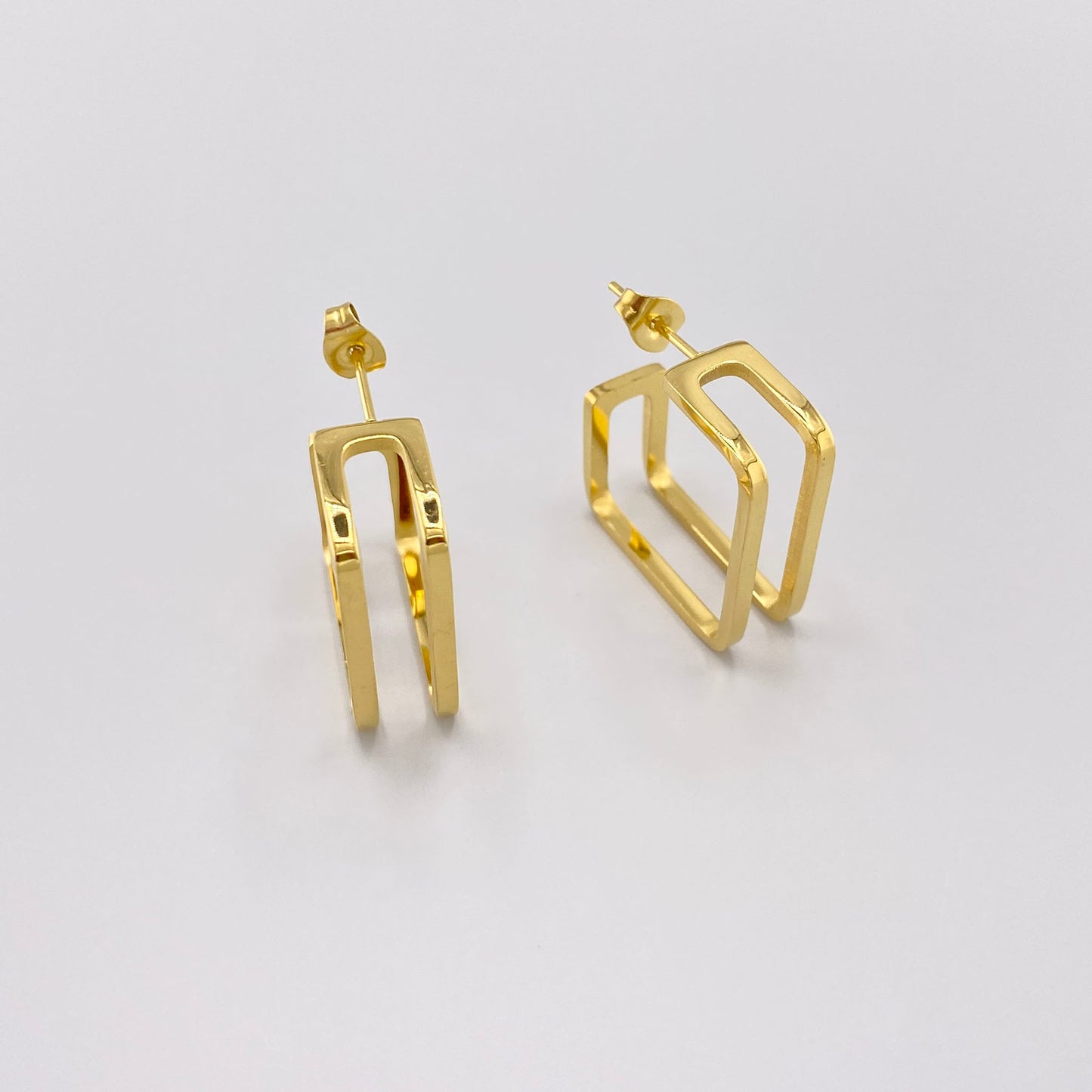 Square earrings
