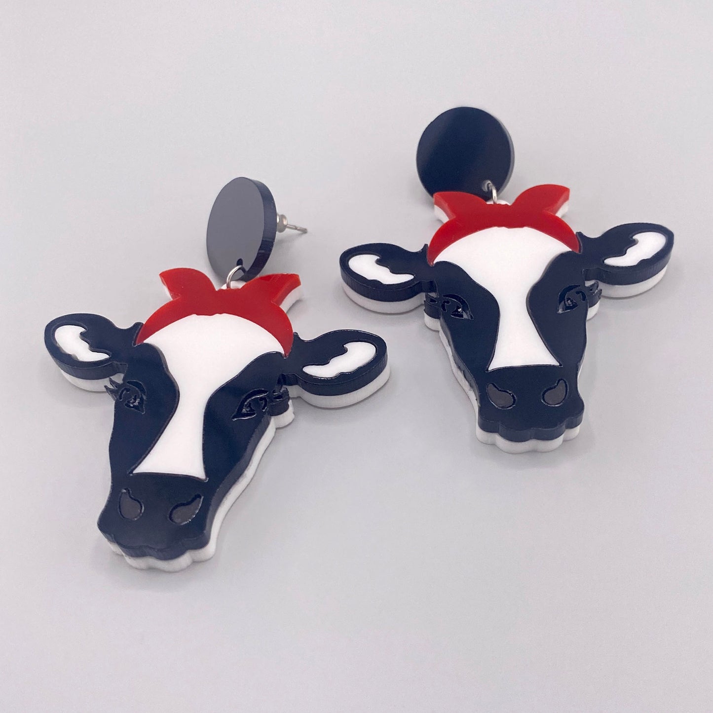 Cow earrings
