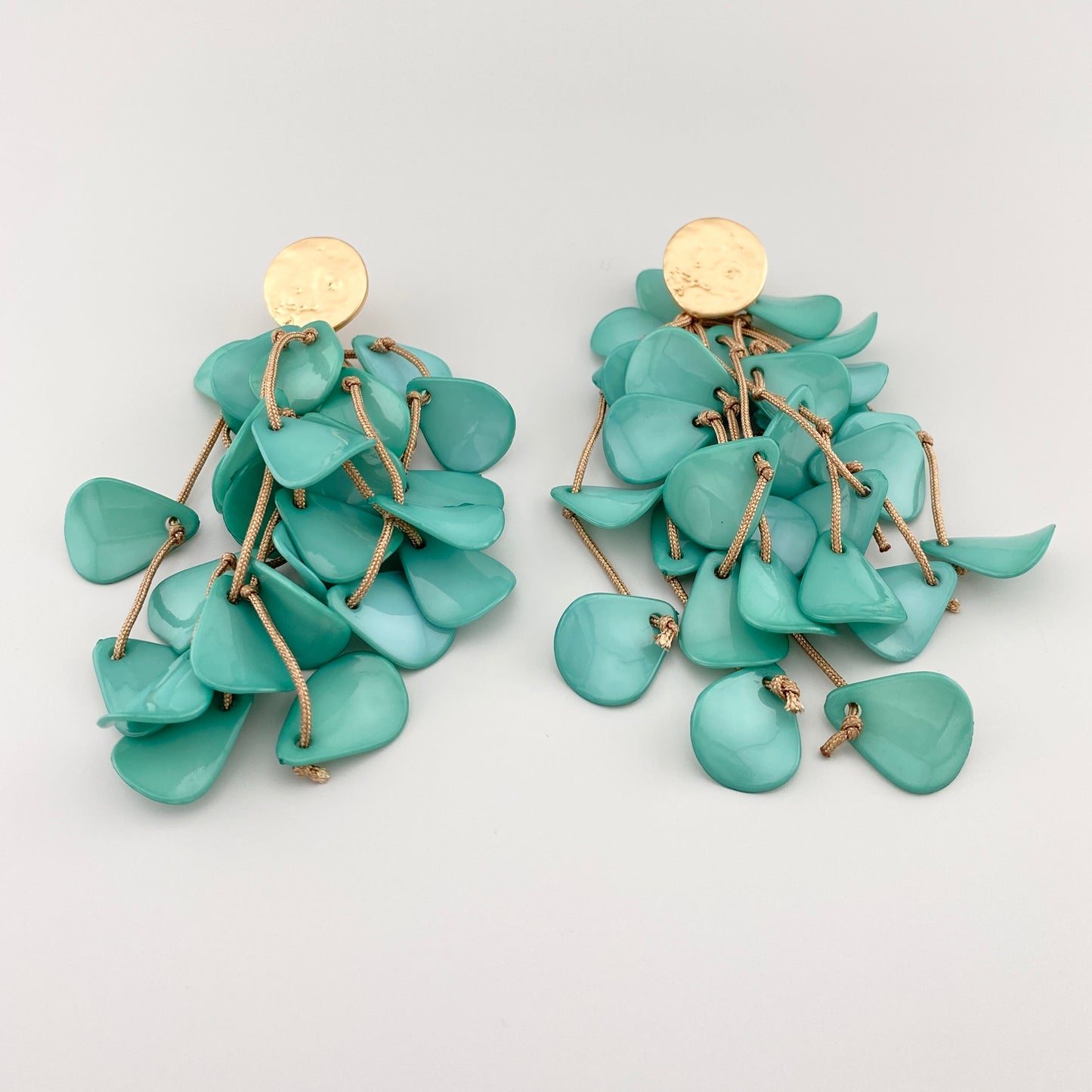 Turquoise petal earrings Sonata (Spain)