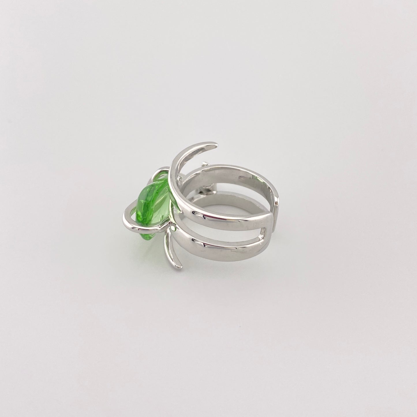 pierścionek zielony